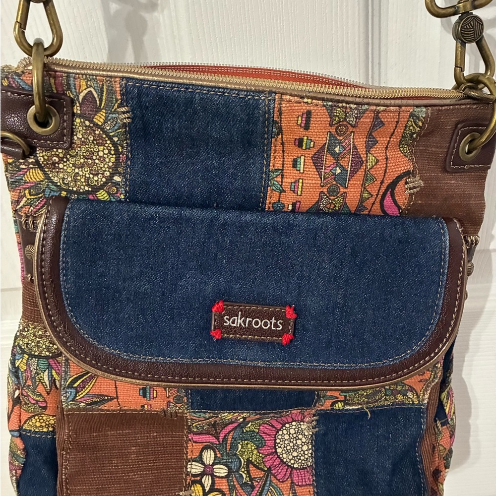 Sakroots Colorful Patchwork Shoulder Bag